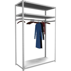 Raft pentru garderobă hofe - De bază, Gri deschis RAL 7035 Raft pentru garderobă hofe - De bază, Gri deschis RAL 7035
