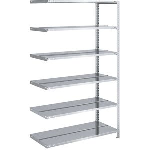 hofe Verzinktes, doppelseitiges Archivregal - 1850mm - 1000x600mm hofe Verzinktes, doppelseitiges Archivregal - 1850mm - 1000x600mm