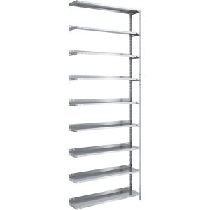 Raft pentru arhivare galvanizat, ajustabil - 2900mm înălțime, extindere Raft pentru arhivare galvanizat, ajustabil - 2900mm înălțime, extindere