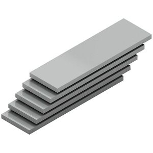 Hofe Regalsystem - 1000mm Breite, 300mm Tiefe, 5 Regale Hofe Regalsystem - 1000mm Breite, 300mm Tiefe, 5 Regale
