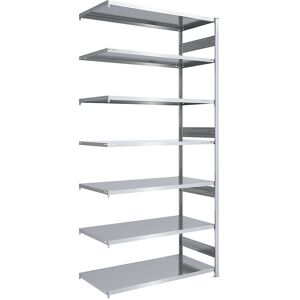 Estantería pesada Hofe galvanizada, 3000mm, 7 baldas, 1300x800mm Estantería pesada Hofe galvanizada, 3000mm, 7 baldas, 1300x800mm