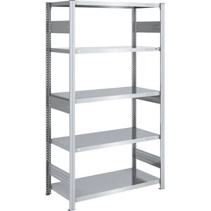 Estantería Pesada Zincada - 2000mm, 5 Baldes Estantería Pesada Zincada - 2000mm, 5 Baldes