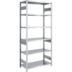 Estantería doble para cargas pesadas Hofe - Estantería de acero galvanizado Estantería doble para cargas pesadas Hofe - Estantería de acero galvanizado