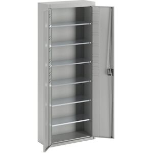 Mauser Lager Schrank - 1740x680x280mm - Hellgrau - Stahl - Verschließbar Mauser Lager Schrank - 1740x680x280mm - Hellgrau - Stahl - Verschließbar