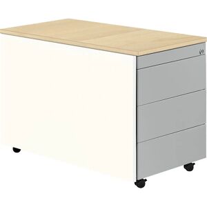 Mauser Schubladenschrank - 579 x 800 mm, Kunststoffplatte, 3 Schubladen Mauser Schubladenschrank - 579 x 800 mm, Kunststoffplatte, 3 Schubladen