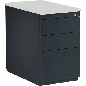 Armário de gavetas em aço Mauser - 720x800mm, 2 gavetas, arquivo suspenso Armário de gavetas em aço Mauser - 720x800mm, 2 gavetas, arquivo suspenso