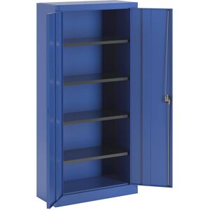 Mauser Staubschrank - Blau Genciana, 4 Böden, 1950x950mm Mauser Staubschrank - Blau Genciana, 4 Böden, 1950x950mm