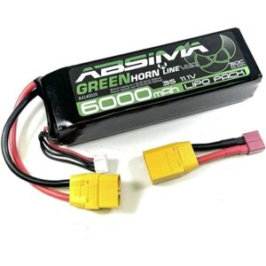 Absima Greenhorn LiPo Batterij 3S 11,1V 6000mAh RC Absima Greenhorn LiPo Batterij 3S 11,1V 6000mAh RC