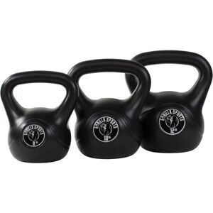 Gorilla Sports Svart Kettlebell Set - 17-30kg Gorilla Sports Svart Kettlebell Set - 17-30kg