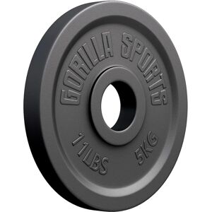 Gorilla Sports Viktplatta - 51mm, Gjutjärn, 1,25-25kg Gorilla Sports Viktplatta - 51mm, Gjutjärn, 1,25-25kg