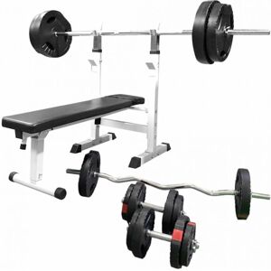 Gorilla Sports Viktträning Bänk - Fällbar, Justerbar - 100kg Gorilla Sports Viktträning Bänk - Fällbar, Justerbar - 100kg