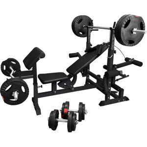 Gorilla Sports Multigym TRIGRIP - 100kg - Komplett hemmagym för hela kroppen Gorilla Sports Multigym TRIGRIP - 100kg - Komplett hemmagym för hela kroppen
