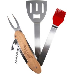 JIM BEAM BBQ Grillbesteck-Set - Edelstahl JIM BEAM BBQ Grillbesteck-Set - Edelstahl