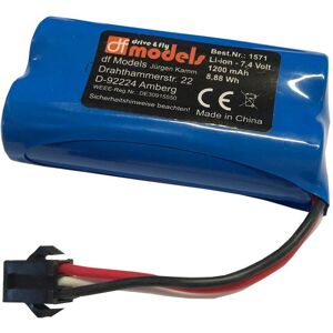 Batterie Li-Ion DF-Models DF1571 - Pièce pour modèle RC - Publicité Batterie Li-Ion DF-Models DF1571 - Pièce pour modèle RC - Publicité