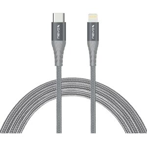 Nevox 1885 Lightning Kabel - 1m, Grå, Sølv - Produkttype Nevox 1885 Lightning Kabel - 1m, Grå, Sølv - Produkttype