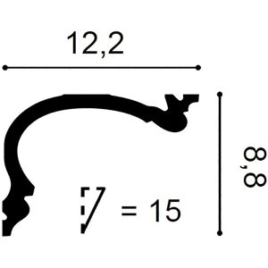 Orac Decor White Crown Mouldings - Crown Moulding - 24 m Orac Decor White Crown Mouldings - Crown Moulding - 24 m