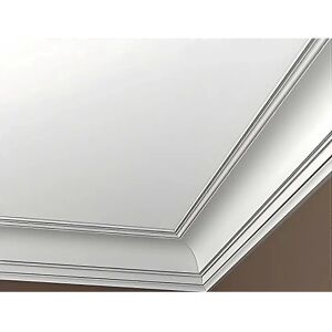 Profhome 150108 White Cornice Moulding - Cornice moulding Profhome 150108 White Cornice Moulding - Cornice moulding