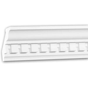 Profhome Decor White Cornice Moulding - 2000mm - Interior/Exterior Profhome Decor White Cornice Moulding - 2000mm - Interior/Exterior
