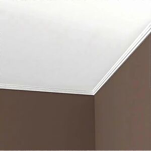 Profhome White Cornice Moulding - Lightweight, Sturdy, Neo-Classic Style Profhome White Cornice Moulding - Lightweight, Sturdy, Neo-Classic Style