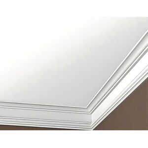 Profhome Decor Profhome 150177F White Polyurethane Cornice - Indoor Use Profhome Decor Profhome 150177F White Polyurethane Cornice - Indoor Use