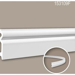 Profhome 153109F White Polyurethane Skirting - Classic Style Profhome 153109F White Polyurethane Skirting - Classic Style