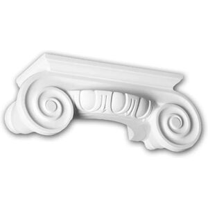 Profhome 115004 Blanco Capitel de media columna iónico - Capitel de media columna Profhome 115004 Blanco Capitel de media columna iónico - Capitel de media columna