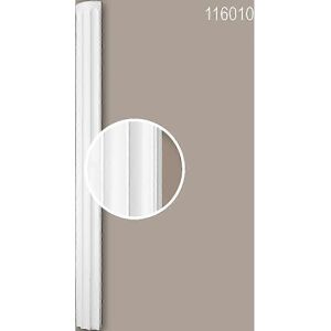 Profhome 116010 Eje de media columna blanco - Estilo neoclásico Profhome 116010 Eje de media columna blanco - Estilo neoclásico