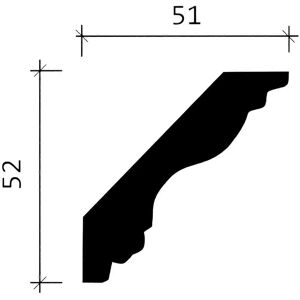 Profhome Decor 150194-box - Mouldings Set, White, 32m - Decorative Polyurethane Profhome Decor 150194-box - Mouldings Set, White, 32m - Decorative Polyurethane