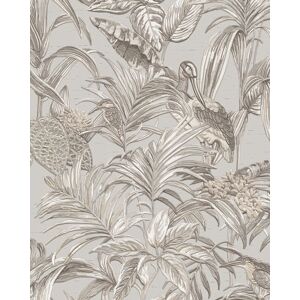 Profhome Exotic Bird Pattern Hot Embossed Non-Woven Wallpaper - Wallpaper Profhome Exotic Bird Pattern Hot Embossed Non-Woven Wallpaper - Wallpaper