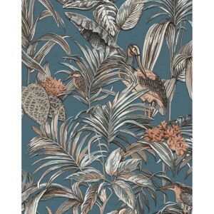 Profhome Carta da parati uccelli esotici non tessuta - Rivestimento murale Profhome Carta da parati uccelli esotici non tessuta - Rivestimento murale