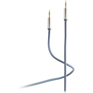 Câble audio Flexline 0,75m Bleu - Jack 3,5mm Câble audio Flexline 0,75m Bleu - Jack 3,5mm