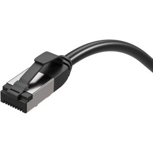 Flexline Modèle FL31-47045 Câble Réseau Noir 3m Cat8.1 U/FTP Flexline Modèle FL31-47045 Câble Réseau Noir 3m Cat8.1 U/FTP
