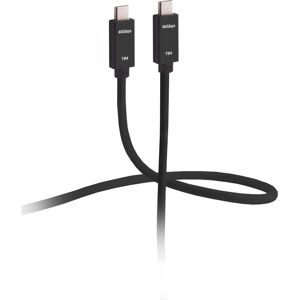 Flexline -USB-C Verbindungskabel, Typ-C Stecker auf Typ-C Stecker, TB4, UltraFlex, 1,5m, Schwarz Flexline -USB-C Verbindungskabel, Typ-C Stecker auf Typ-C Stecker, TB4, UltraFlex, 1,5m, Schwarz
