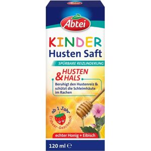 Abtei Kinder Husten Saft Erdbeere Marshmallow Honig - Hustenlinderung ab 1 Jahr Abtei Kinder Husten Saft Erdbeere Marshmallow Honig - Hustenlinderung ab 1 Jahr