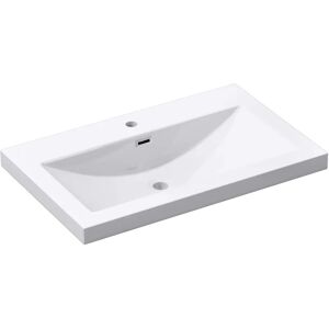 Sogood - Lavabo de Salle de Bain Colossum01 - Marbre, 76.5x48x13cm - Publicité Sogood - Lavabo de Salle de Bain Colossum01 - Marbre, 76.5x48x13cm - Publicité