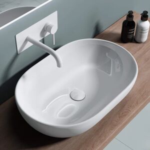 Doporro Lavabo mural en céramique blanche - Brüssel322 - 60cm - Publicité Doporro Lavabo mural en céramique blanche - Brüssel322 - 60cm - Publicité