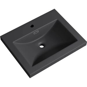 Lavabo de Salle de Bain DOPORRO - Marbre Foncé Foncé - Design Moderne - Publicité Lavabo de Salle de Bain DOPORRO - Marbre Foncé Foncé - Design Moderne - Publicité