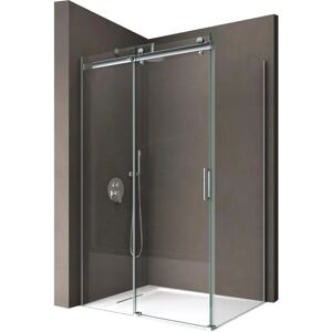 Doporro - Cabine de douche Ravenna17 - Verre Transparent, Porte Coulissante, Montage Facile - Publicité Doporro - Cabine de douche Ravenna17 - Verre Transparent, Porte Coulissante, Montage Facile - Publicité