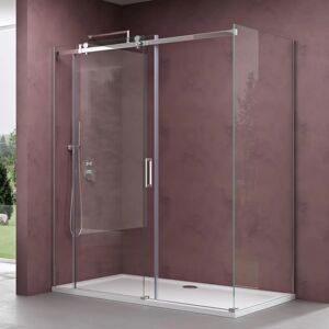 Doporro - Cabine de douche Ravenna17 70x110cm - Verre de sécurité - Publicité Doporro - Cabine de douche Ravenna17 70x110cm - Verre de sécurité - Publicité