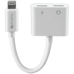 Divisore audio e ricarica Lightning Apple - 3,5mm, Bianco Divisore audio e ricarica Lightning Apple - 3,5mm, Bianco
