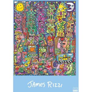 James Rizzi 2024 Poster Calendar - Art - 50x70 - New James Rizzi 2024 Poster Calendar - Art - 50x70 - New