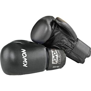 Gants de Boxe KWON CLUBLINE 10 oz - Noir - Publicité Gants de Boxe KWON CLUBLINE 10 oz - Noir - Publicité