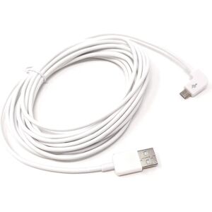 System-S Micro USB cable - 90° right-angle connector, approx 495cm, white - USB cable System-S Micro USB cable - 90° right-angle connector, approx 495cm, white - USB cable