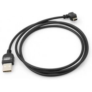 Cabo USB System-S 49872818 - USB 2.0, Mini-USB B, Angulo reto, Preto Cabo USB System-S 49872818 - USB 2.0, Mini-USB B, Angulo reto, Preto