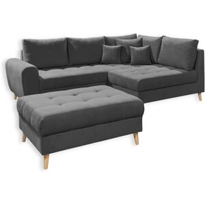 ED EXCITING DESIGN Alice L-Form Sofa - Microvelours ED EXCITING DESIGN Alice L-Form Sofa - Microvelours