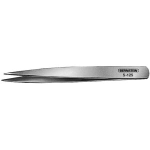 Bernstein 5-125 Sheet Metal Tweezers - Nickel-Plated, 110mm, Straight Bernstein 5-125 Sheet Metal Tweezers - Nickel-Plated, 110mm, Straight