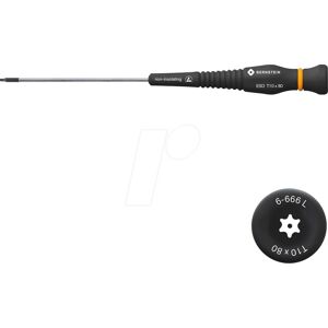 Bernstein Modell T 10 ESD Schraubenzieher - Präzision, Ergonomisch, Schwarz Bernstein Modell T 10 ESD Schraubenzieher - Präzision, Ergonomisch, Schwarz