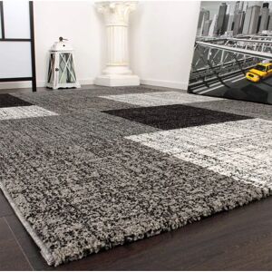 PACO HOME Moderner Teppich - Grau, Muster, 80x150cm - Teppich PACO HOME Moderner Teppich - Grau, Muster, 80x150cm - Teppich