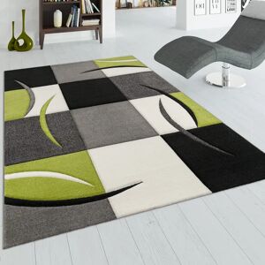 PACO HOME Moderner Kurzflor-Teppich - Geometrisches Design - Helle Farben PACO HOME Moderner Kurzflor-Teppich - Geometrisches Design - Helle Farben