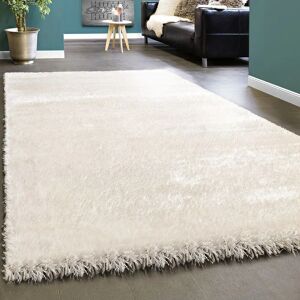 Tapis shaggy blanc PACO HOME Touch 100 - Tapis - Publicité Tapis shaggy blanc PACO HOME Touch 100 - Tapis - Publicité